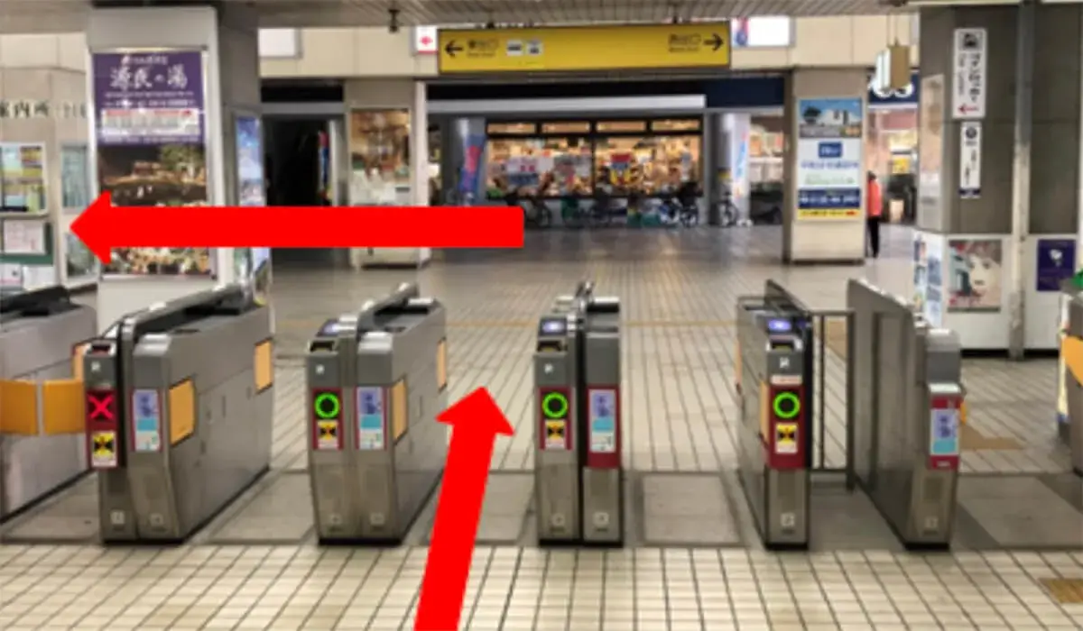 大久保駅からのアクセス